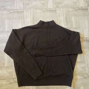 Elegant Black Turtleneck Sweater for Women